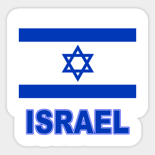 The Pride of Israel - Israeli Flag Design Sticker